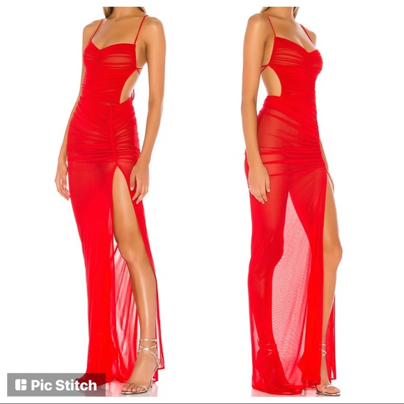 X Revolve Michael Costello Gown - Picture 2 of 6